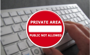 to maintain privacy